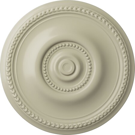 Ekena Millwork Raynor Ceiling Medallion (Fits Canopies up to 6"), Hand-Painted Clear Yellow, 20 5/8"OD x 1 3/8"P CM20BECYF